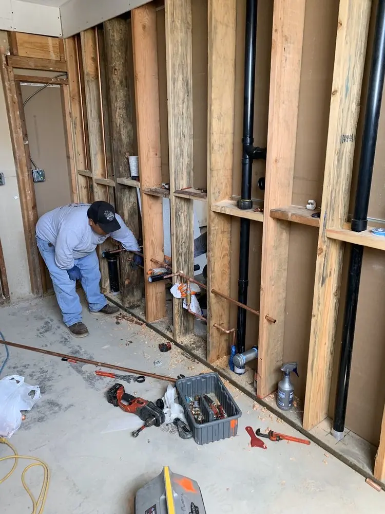 Commercial rough-in plumbing for Gas Line Repair in Pine Woods